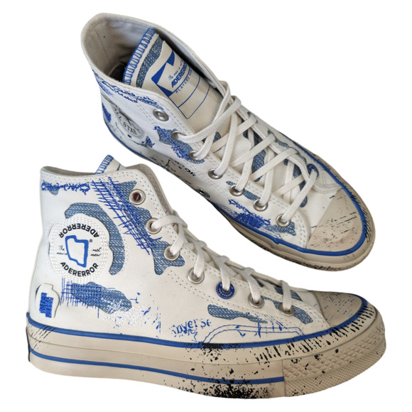 Converse x ADER ERROR Chuck 70 Limited High Top Imperial Blue Sneaker Womens 7.5 - Picture 12 of 12